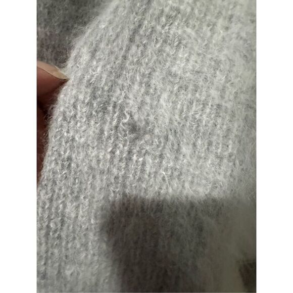 Rafique Angora Rabbit hair lambswool blend sweater button front S - Picture 4 of 10